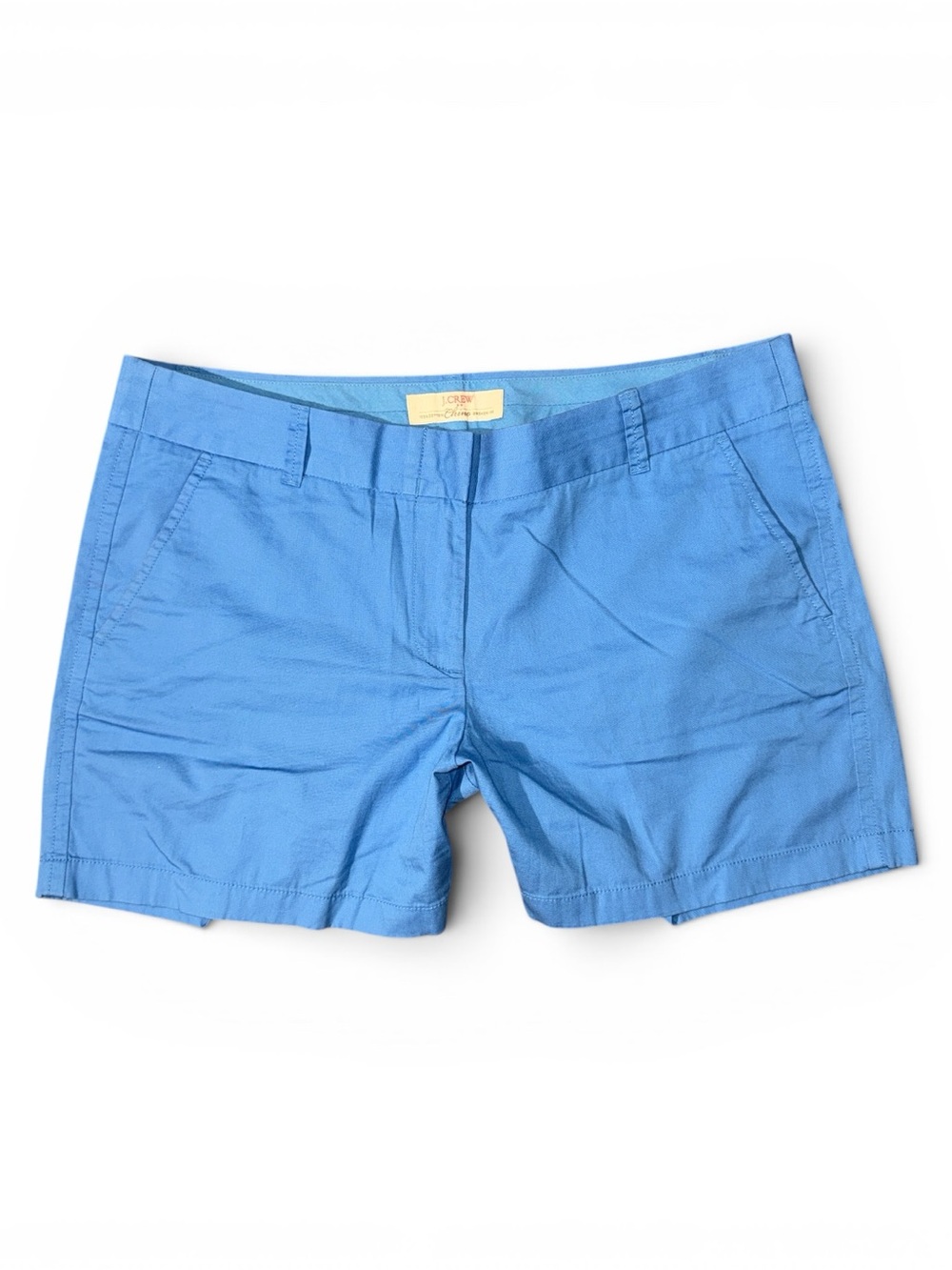 J. Crew 12 Chino Cotton Bright Blue Cotton Bermuda Shorts